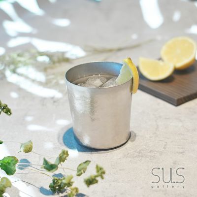 【SUSgallery/サスギャラリー】真空二重チタンタンブラー 230ml ロックカップ ミラー/新潟県