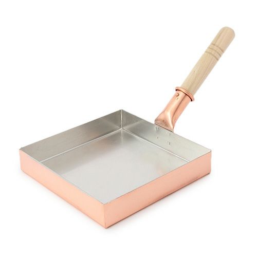 中村銅器製作所　銅製玉子焼鍋　18角　他陶器など 卵焼き器 銅製 中村銅器製作所 玉子焼鍋 18×18cm 18角 卵焼き