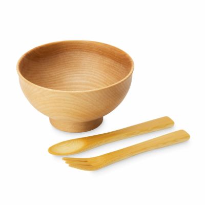 【甲斐のぶお工房（かいのぶおこうぼう）】木製ベビーセット/大分県