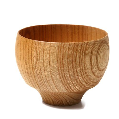 盃台にりん茶碗セット　木製品　九谷陶勝造　D472A-faoq 椀・碗 / bowls | 古道具・器 ハナレ きりゅう