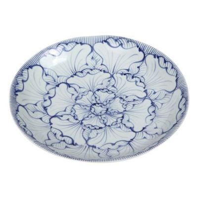 そうた窯 染付龍雲 3.5寸深皿