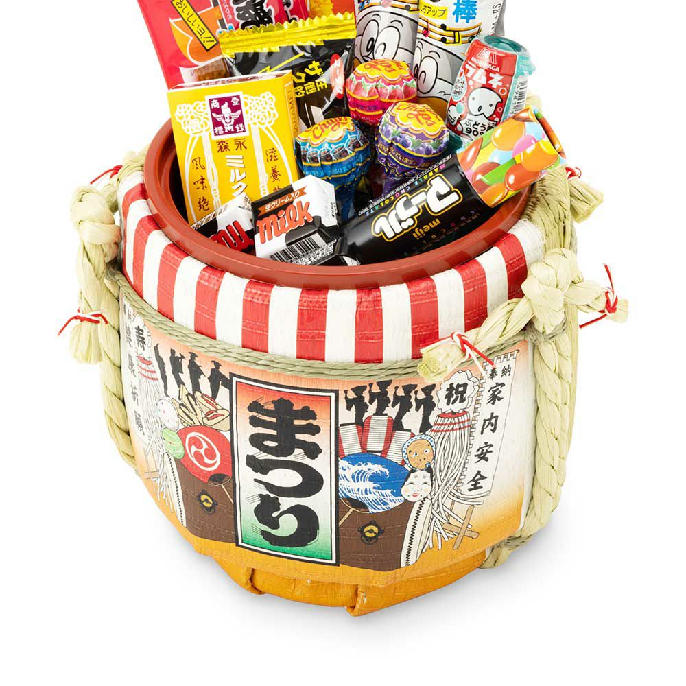 まとめ買い歓迎、匿名配送、和骨董、日本製、笹、梅、グラス二点セット 菰樽ミニ鏡開きセット 櫻守 岸本吉二商店 | メーカー別,か行
