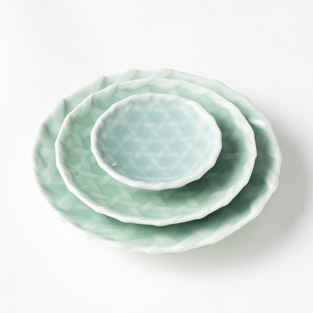 虎仙窯（こせんがま）】籠目5寸皿 / 佐賀県 | ロカルコストア